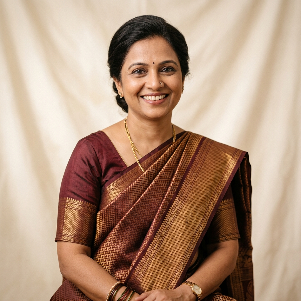 Indian mother portrait